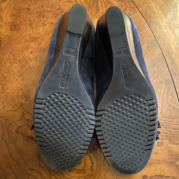 Aerosoles Suede Tassel Wedge - Picture 6 of 7